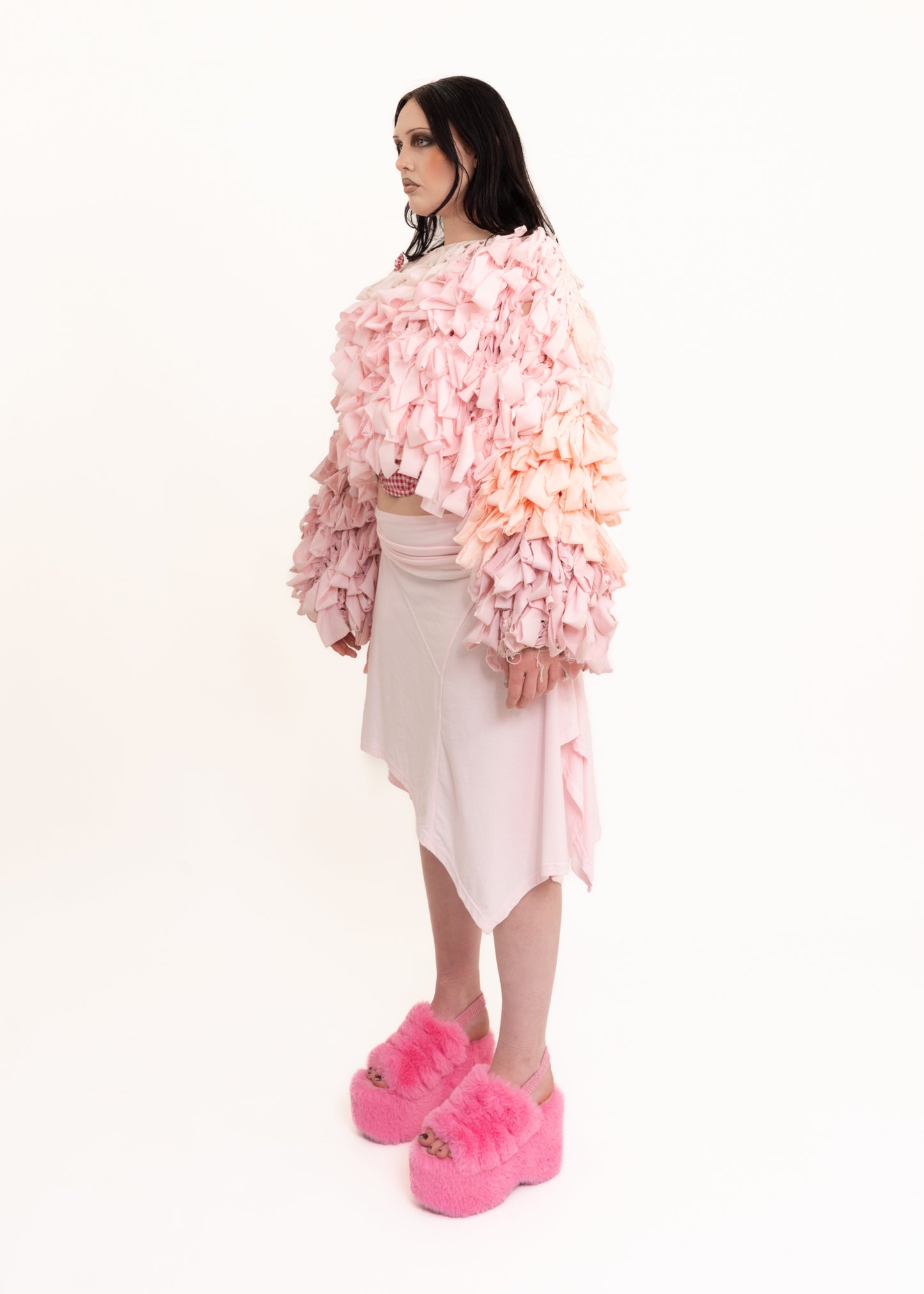 Rag knit jumper