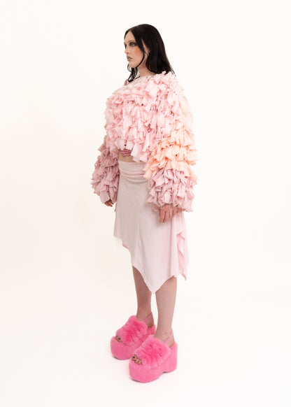 Rag knit jumper