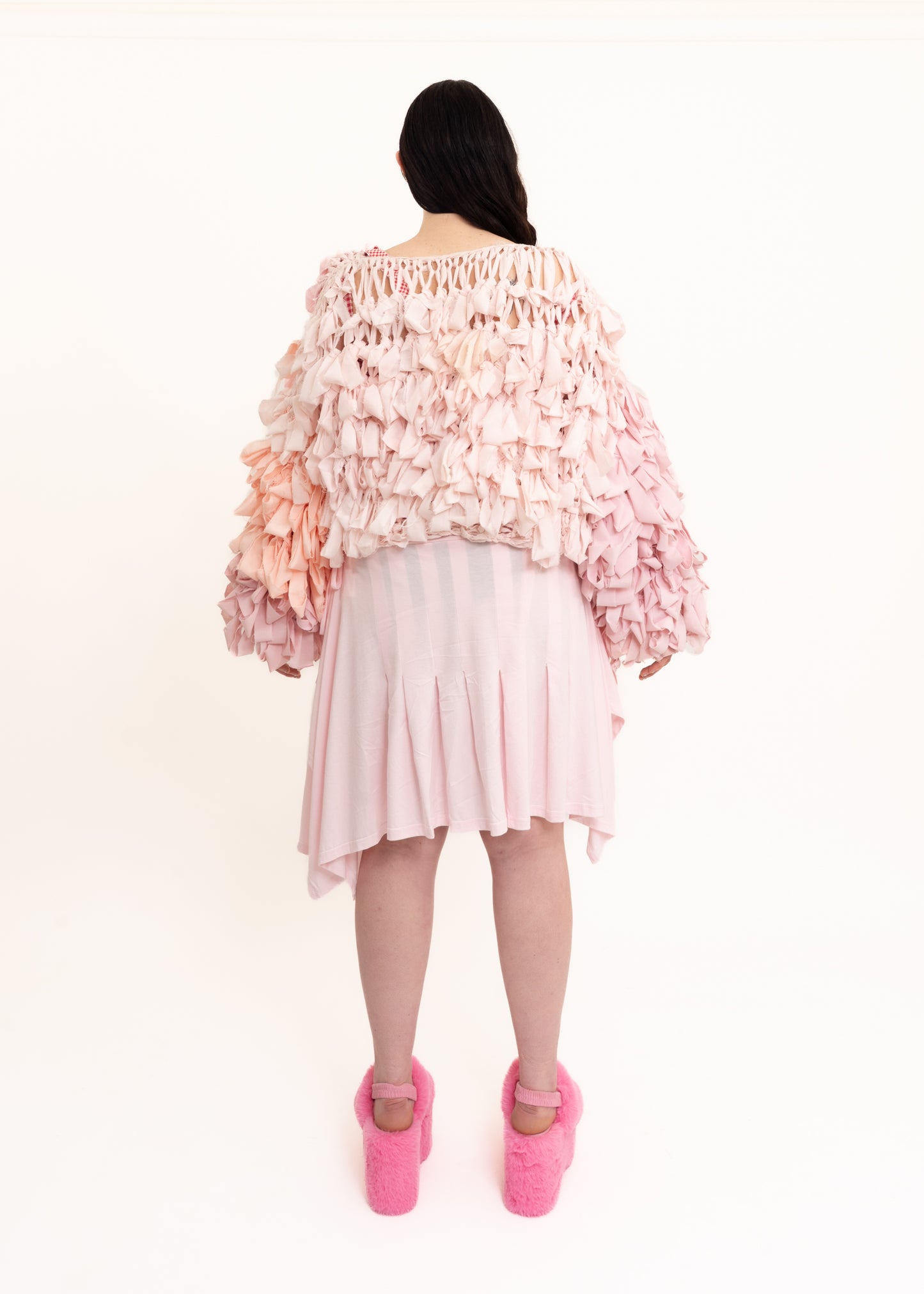 Rag knit jumper