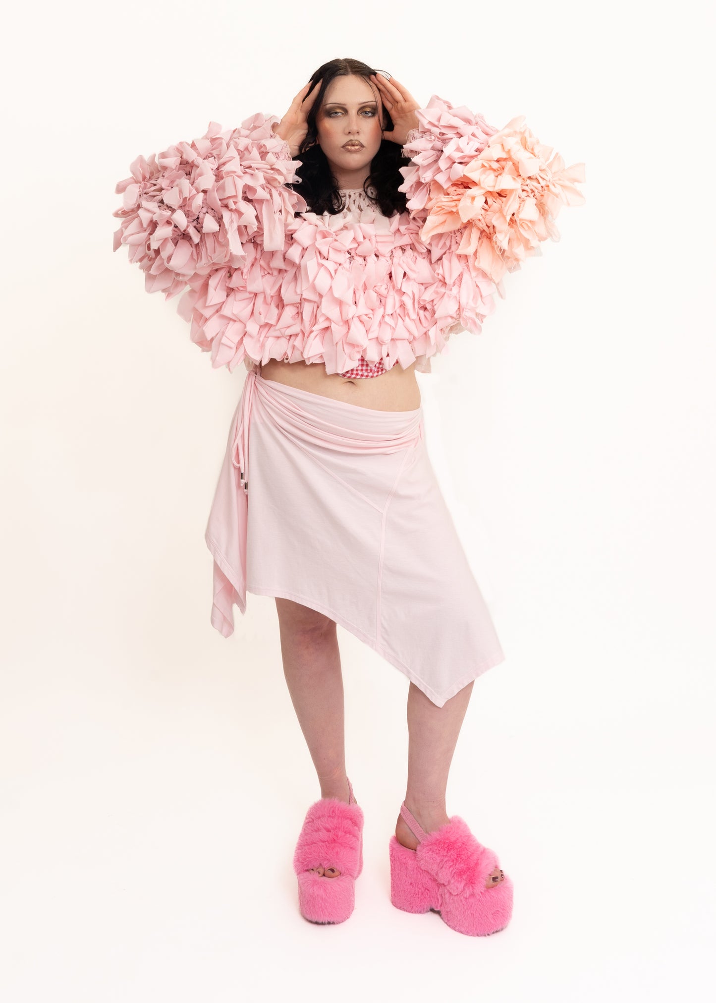 Rag knit jumper
