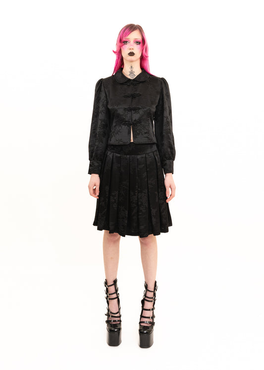 Study Mulberry Silk Pleated Skirt- Sample