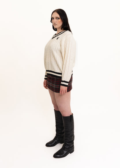 Playboy cable knit jumper