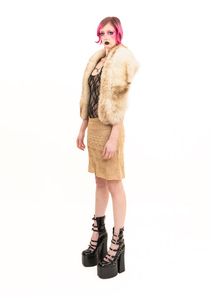 Arctic Fox Fur Stole/ Shawl