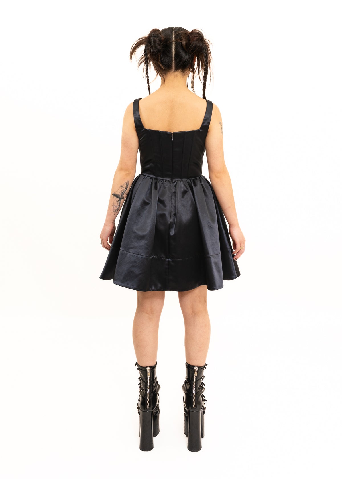 Satin corset dress