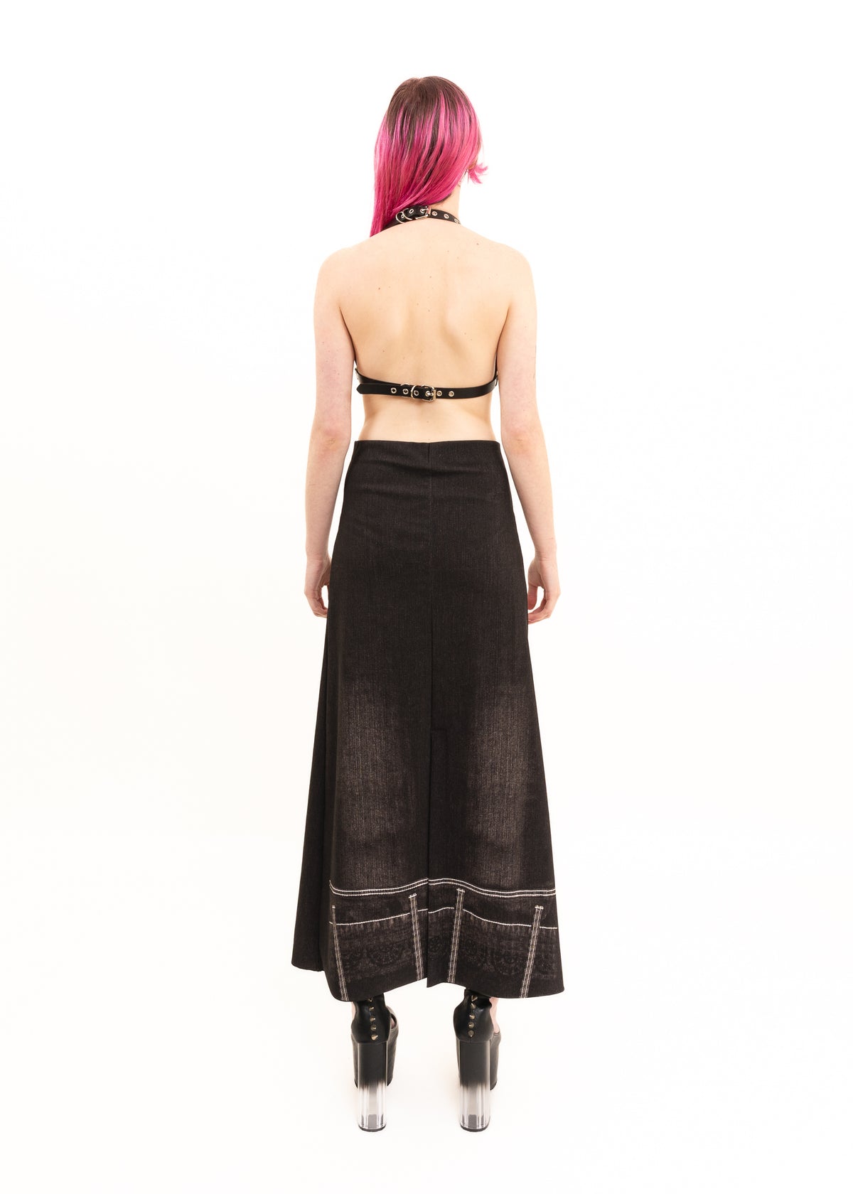 Puncture Spiked Leather Bikini Top