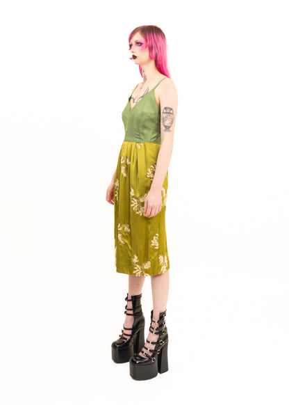 Beaded silk dress