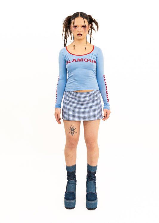 Lucky Puppy Collaboration Glamour Long Sleeve Top