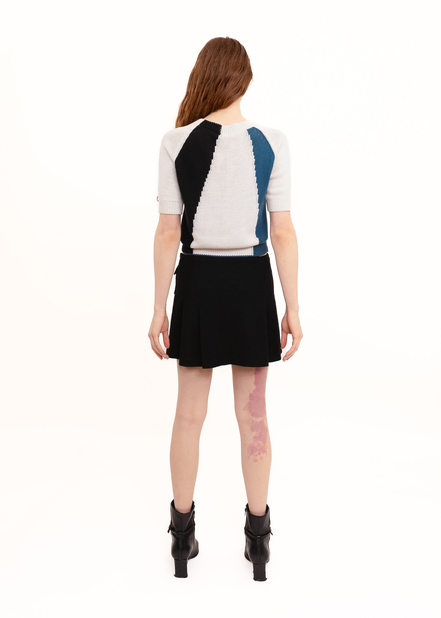 Picasso Intarsia Knit Tee