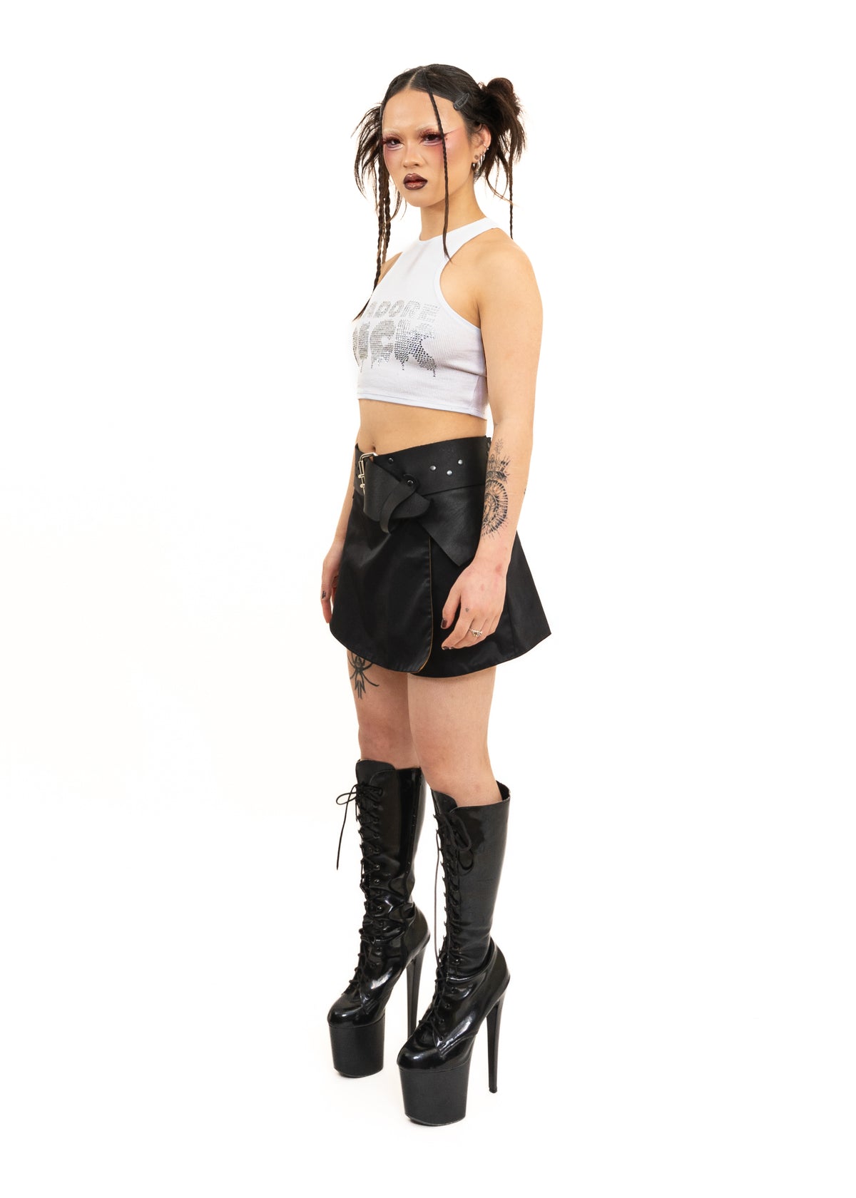 Reversible Nylon Techwear Skirt