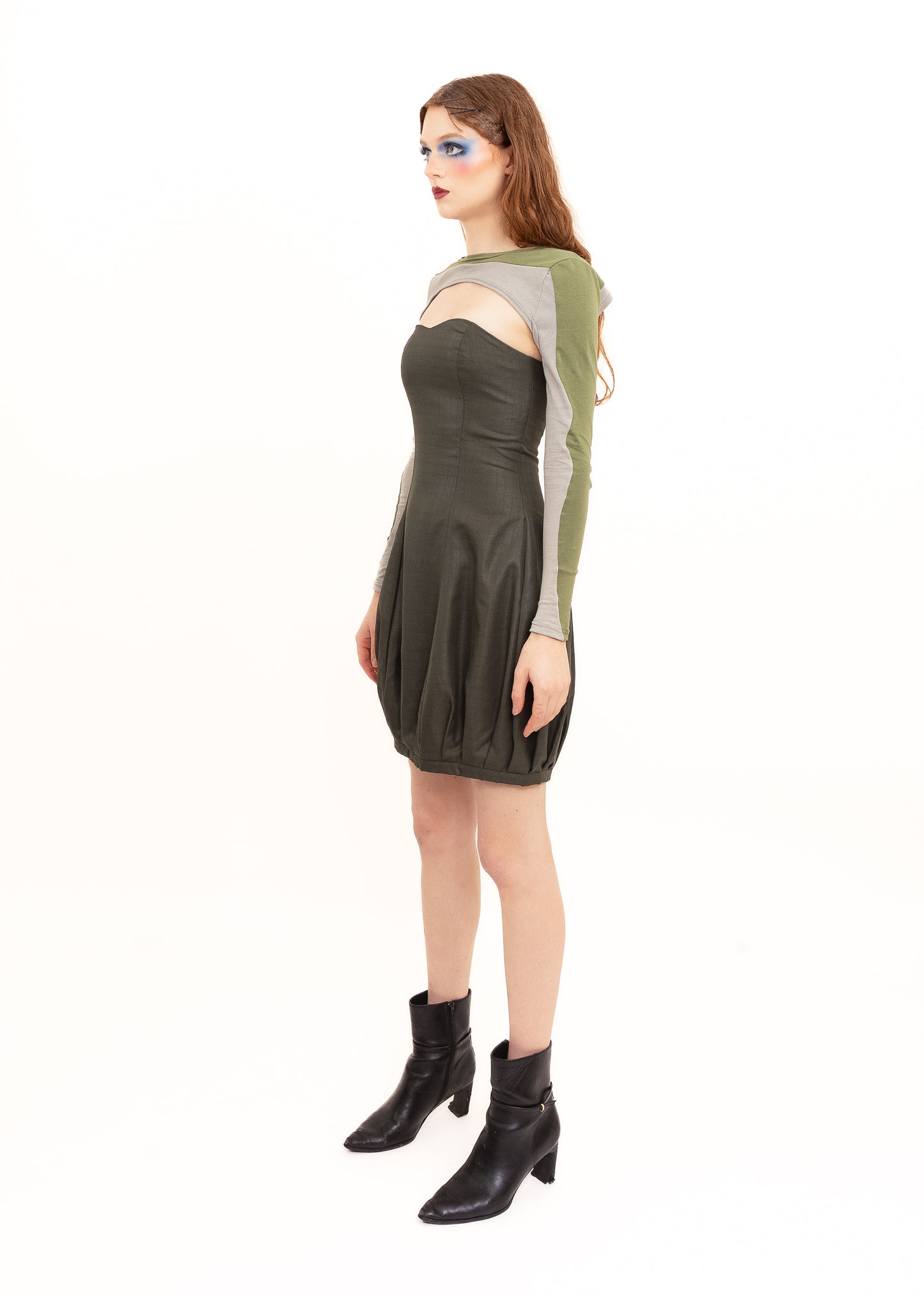 Bustier bubble dress