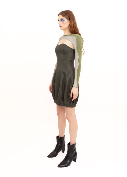Bustier bubble dress