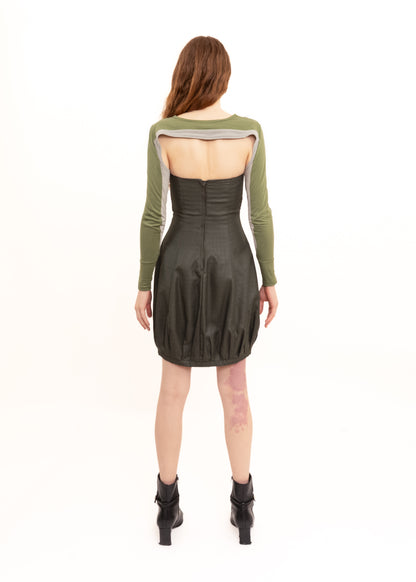 Bustier bubble dress