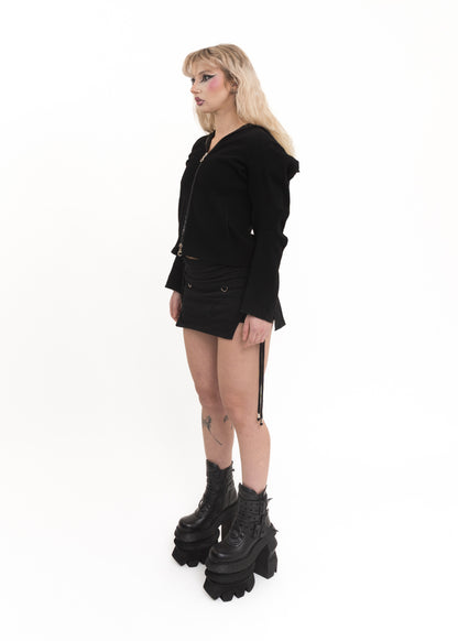 90s Ninja hooded fleece jacket