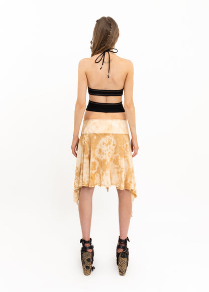 Cut Out Halter Top- Black