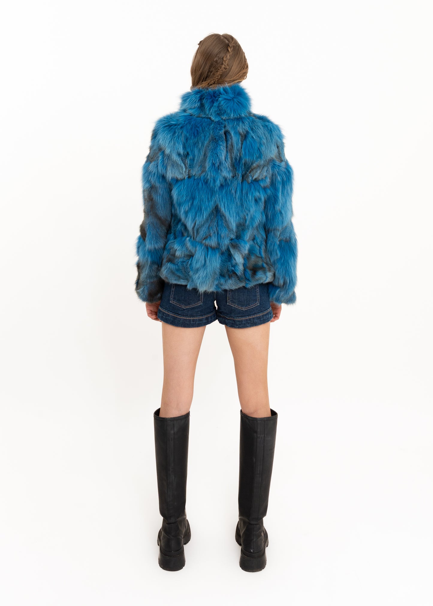 Korean vintage fox fur coat