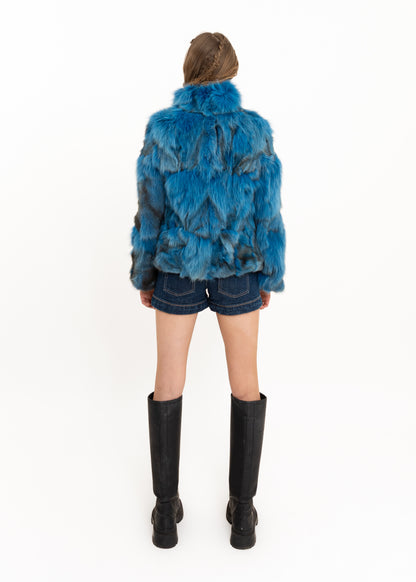 Korean vintage fox fur coat