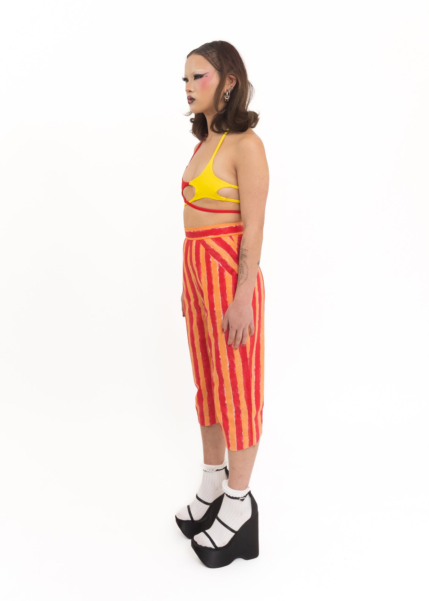 OG Starkini Top- red/ yellow