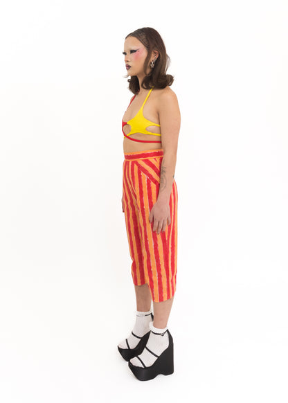 OG Starkini Top- red/ yellow