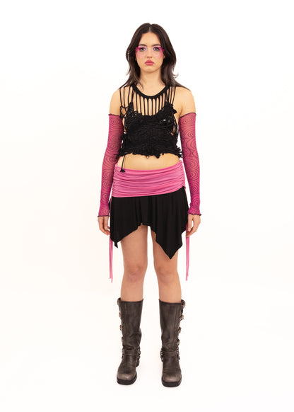 Weave Top- Black