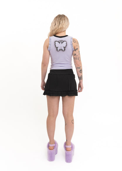 Airbrushed angel bunny tank top