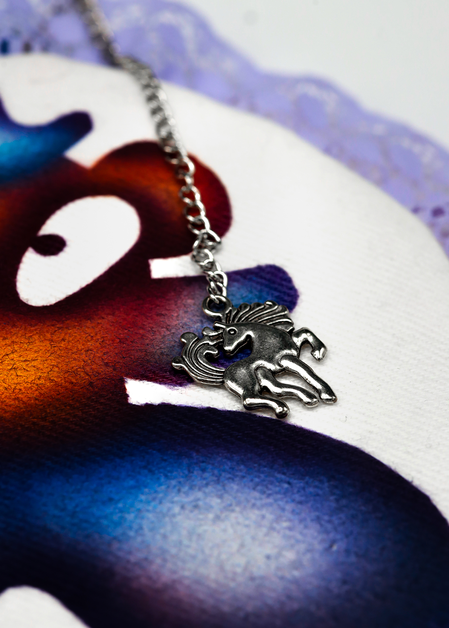 Airbrushed plushie key ring #4