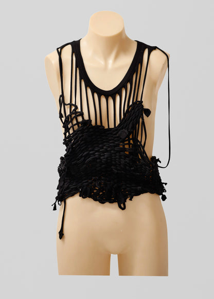 Weave Top- Black