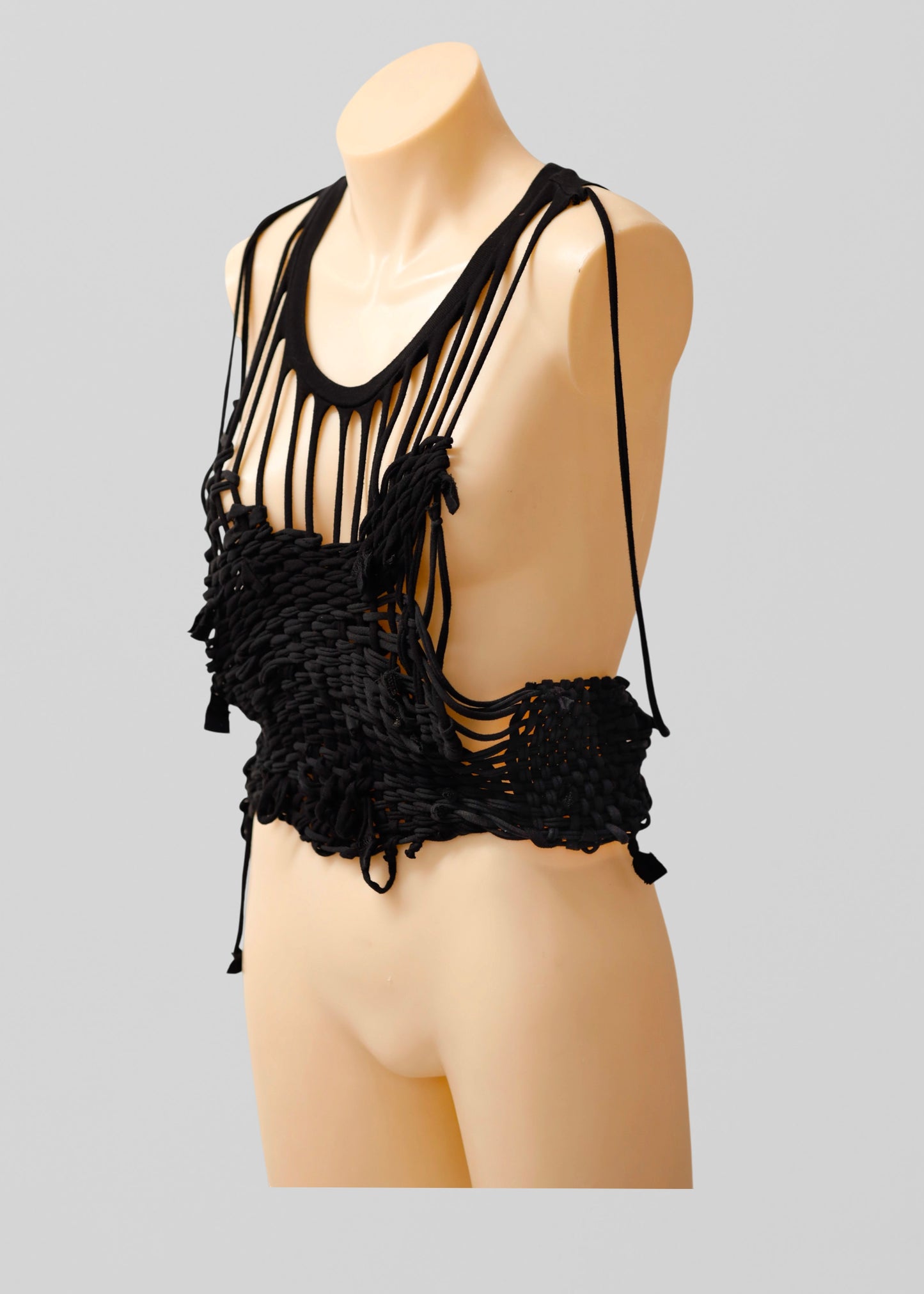 Weave Top- Black