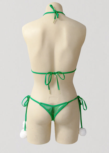 Micro Triangle Bikini Set- Tinkerbelle