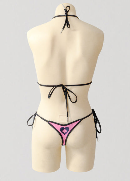 Micro Triangle Bikini Set- Darkmode Nurse