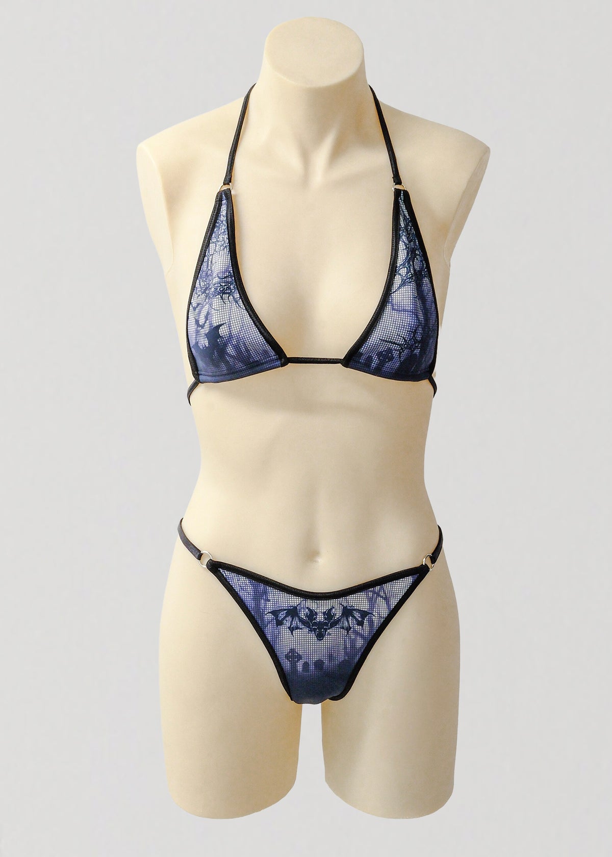 Micro Triangle Bikini Set- Nightmare Angel
