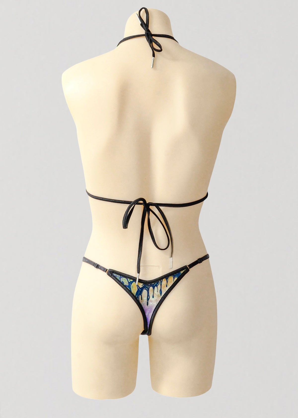 Micro Triangle Bikini Set- Graveyard Ghoul