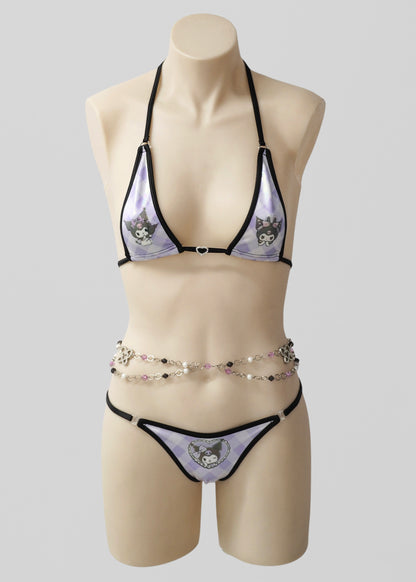 Micro Triangle Bikini Set- Bunny Babe
