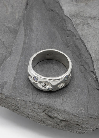 Mortar Ring- Tanzanite