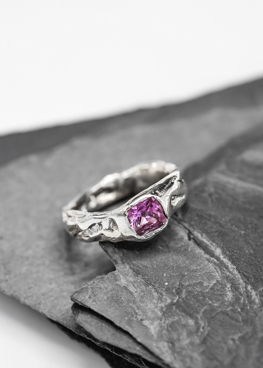 Pink Bitz ring