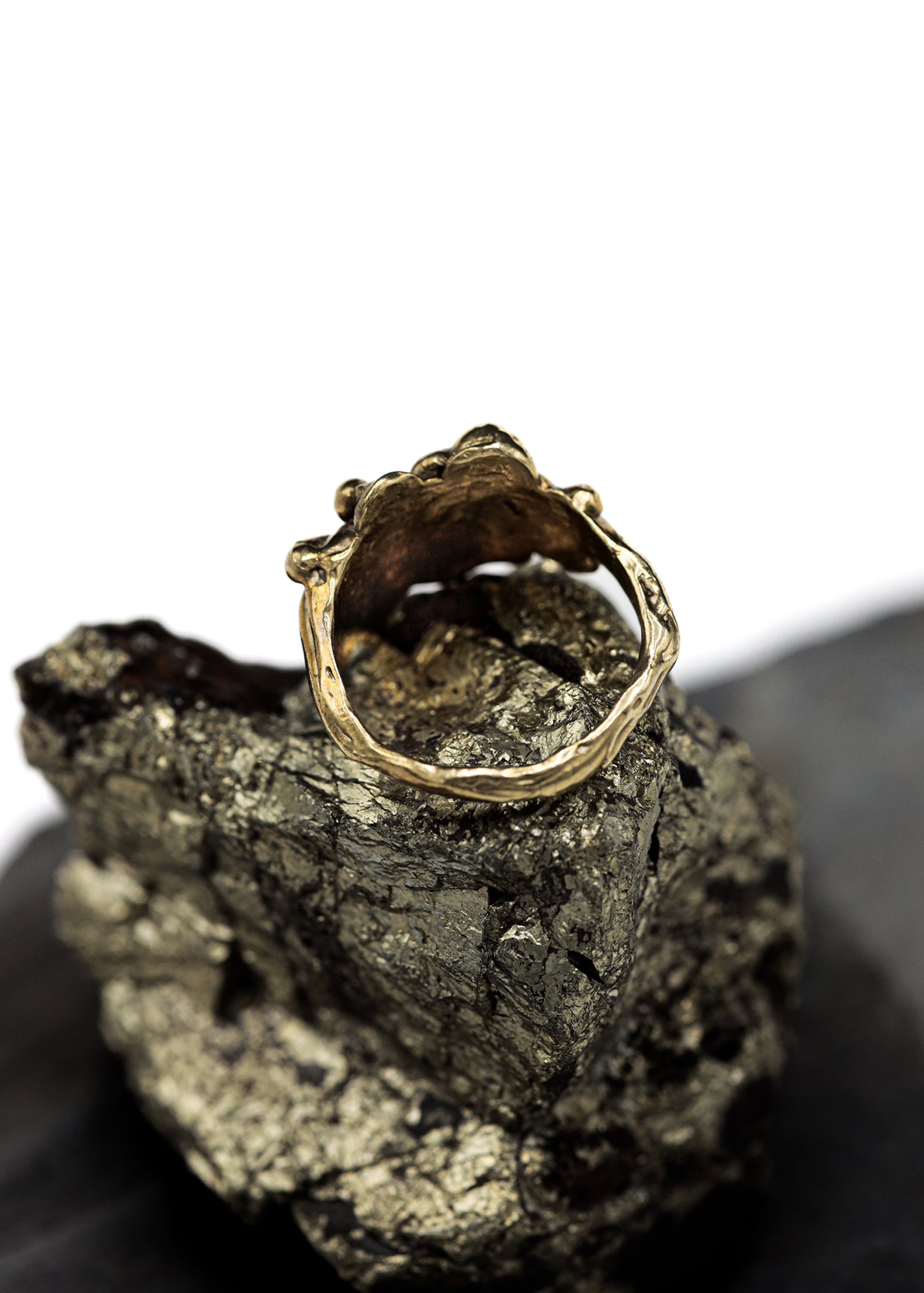 Venom Gemz Brass Mass ring