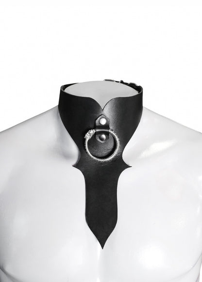 Viper Ouroboros Leather Choker
