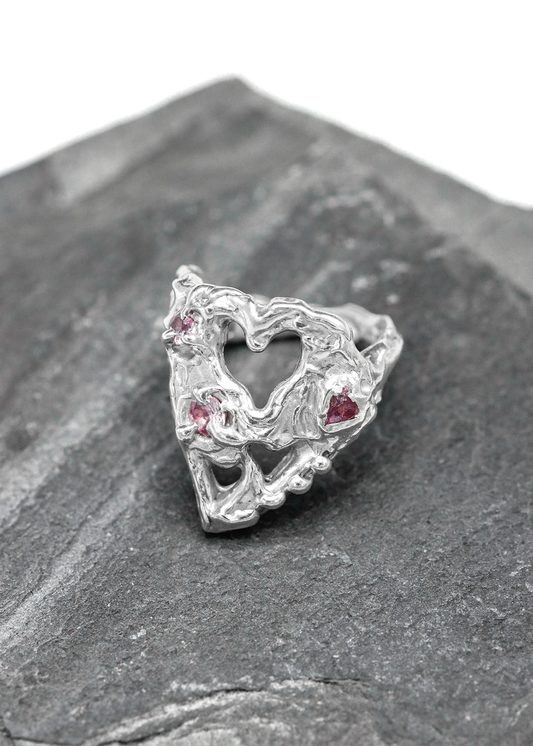 Molten Heart ring