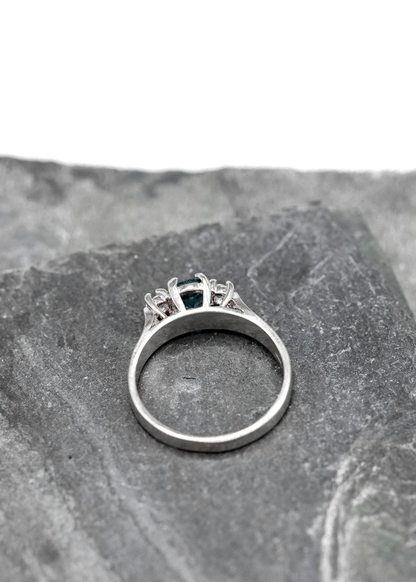Lizard Queen ring- blue