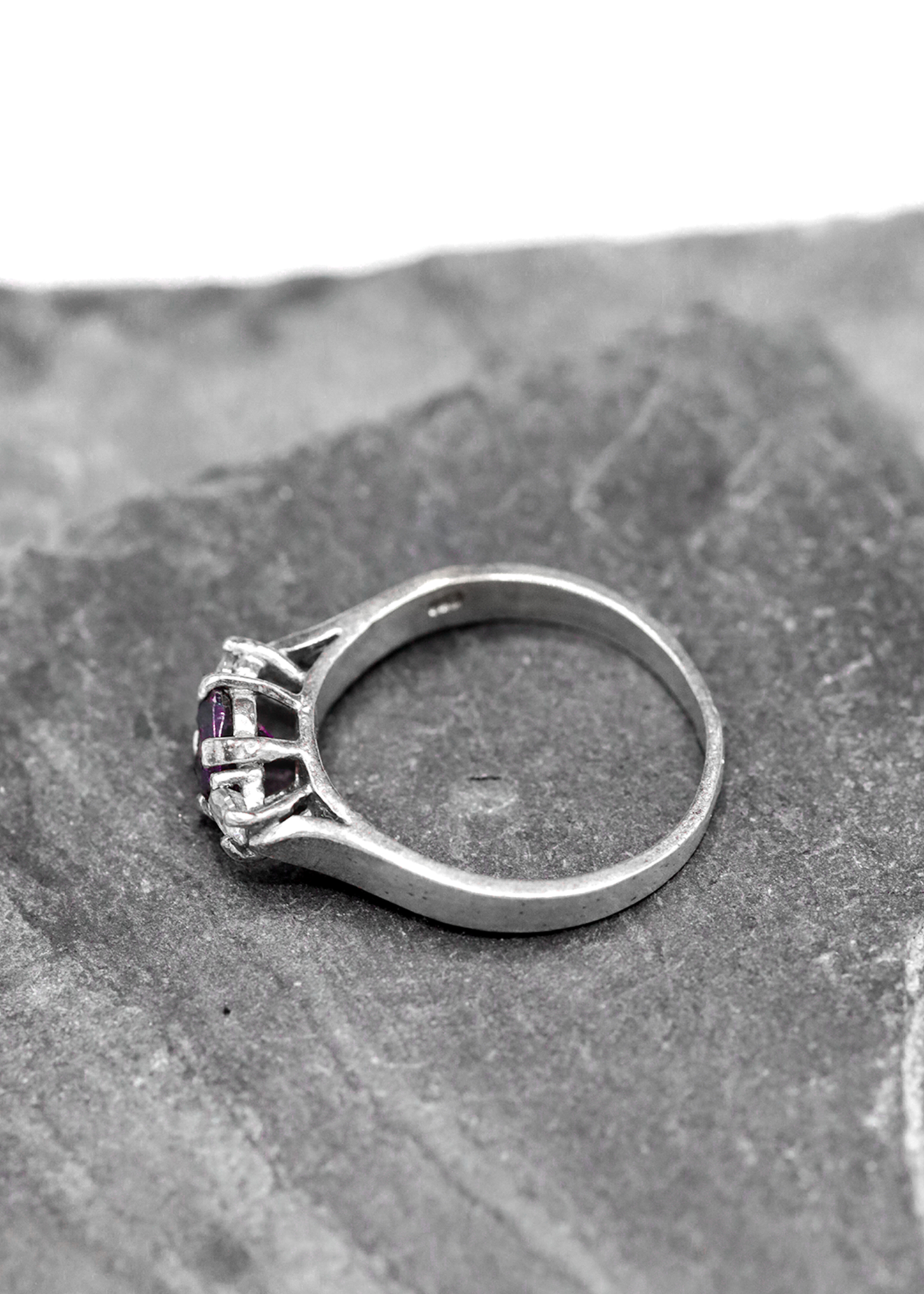 Lizard Queen ring- purple