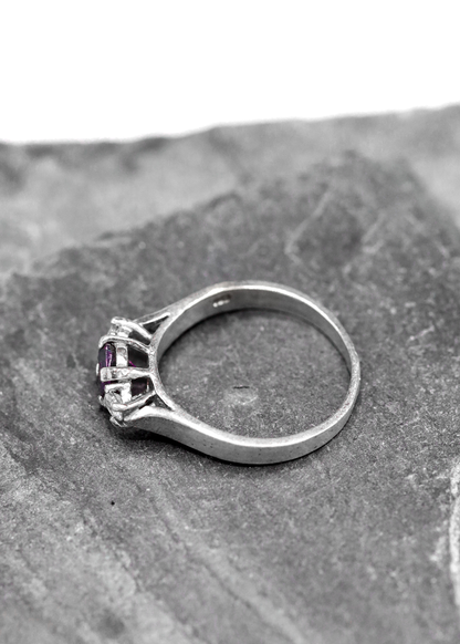 Lizard Queen ring- purple