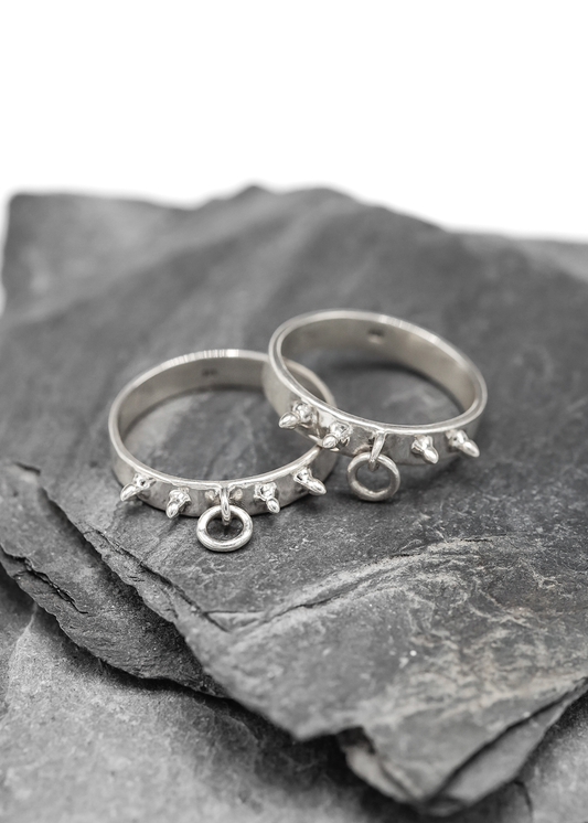 Spiked collar ring