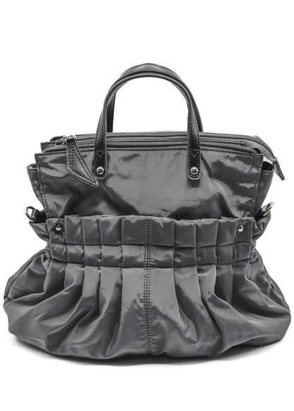 Japanese vintage pleated nylon bag