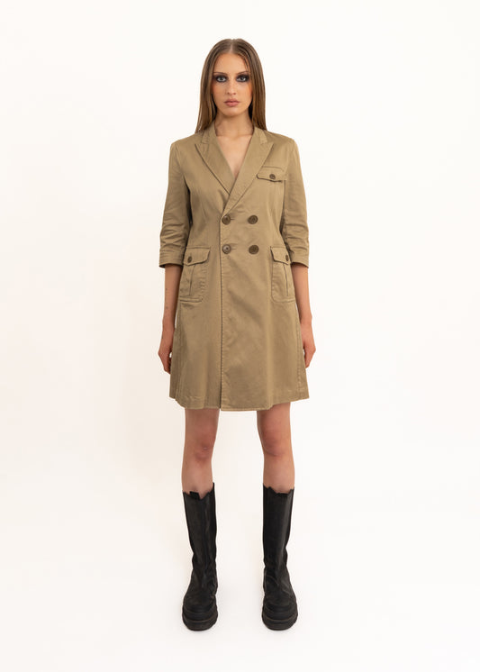 AD2010 trench coat shirt dress