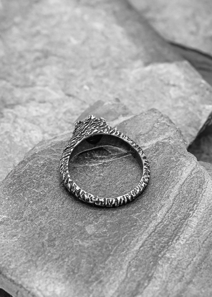 Forest Nymph Ring- Black CZ