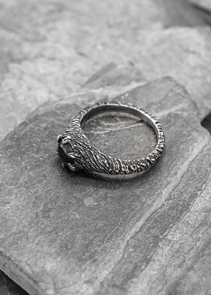 Forest Nymph Ring- Black CZ