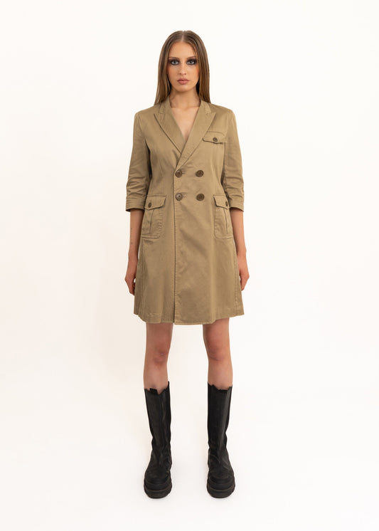 AD2010 Comme des Garçons Trench coat shirt dress Bizarre Bazaar