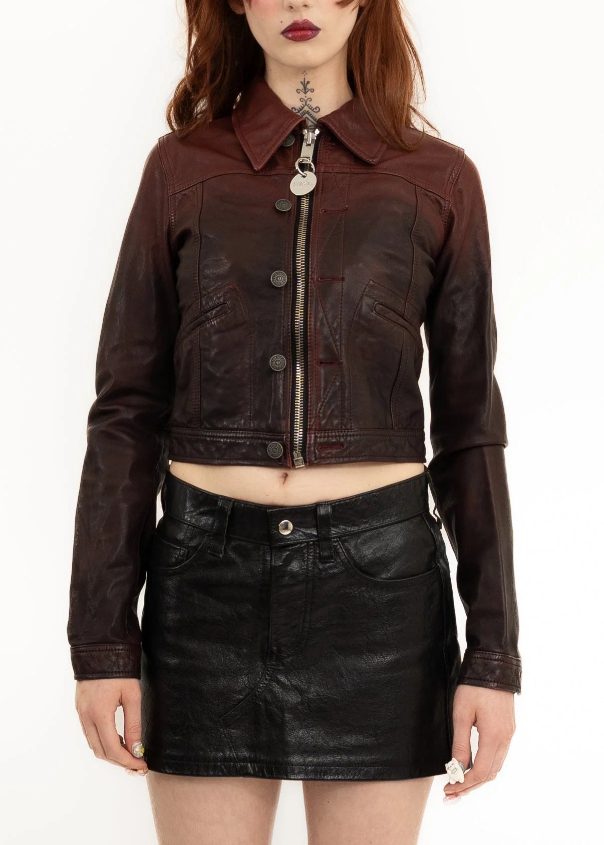 Junya Watanabe Comme des Garçons AD2011 Leather Mini Skirt