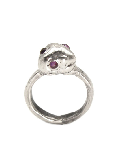 Screaming Jewellery Amethyst fungus blob ring