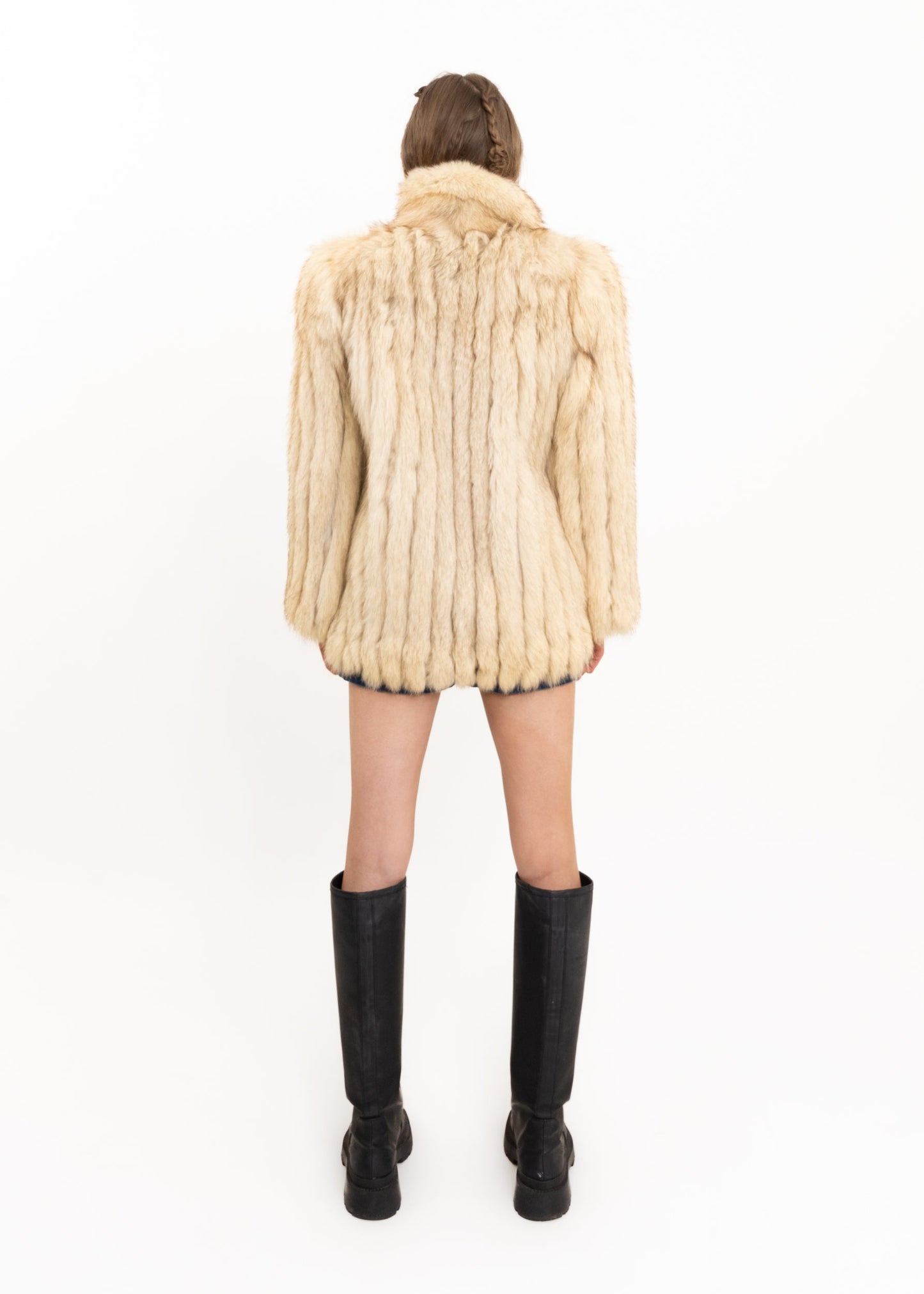 Saga Fox Arctic Fox Fur Coat Bizarre Bazaar