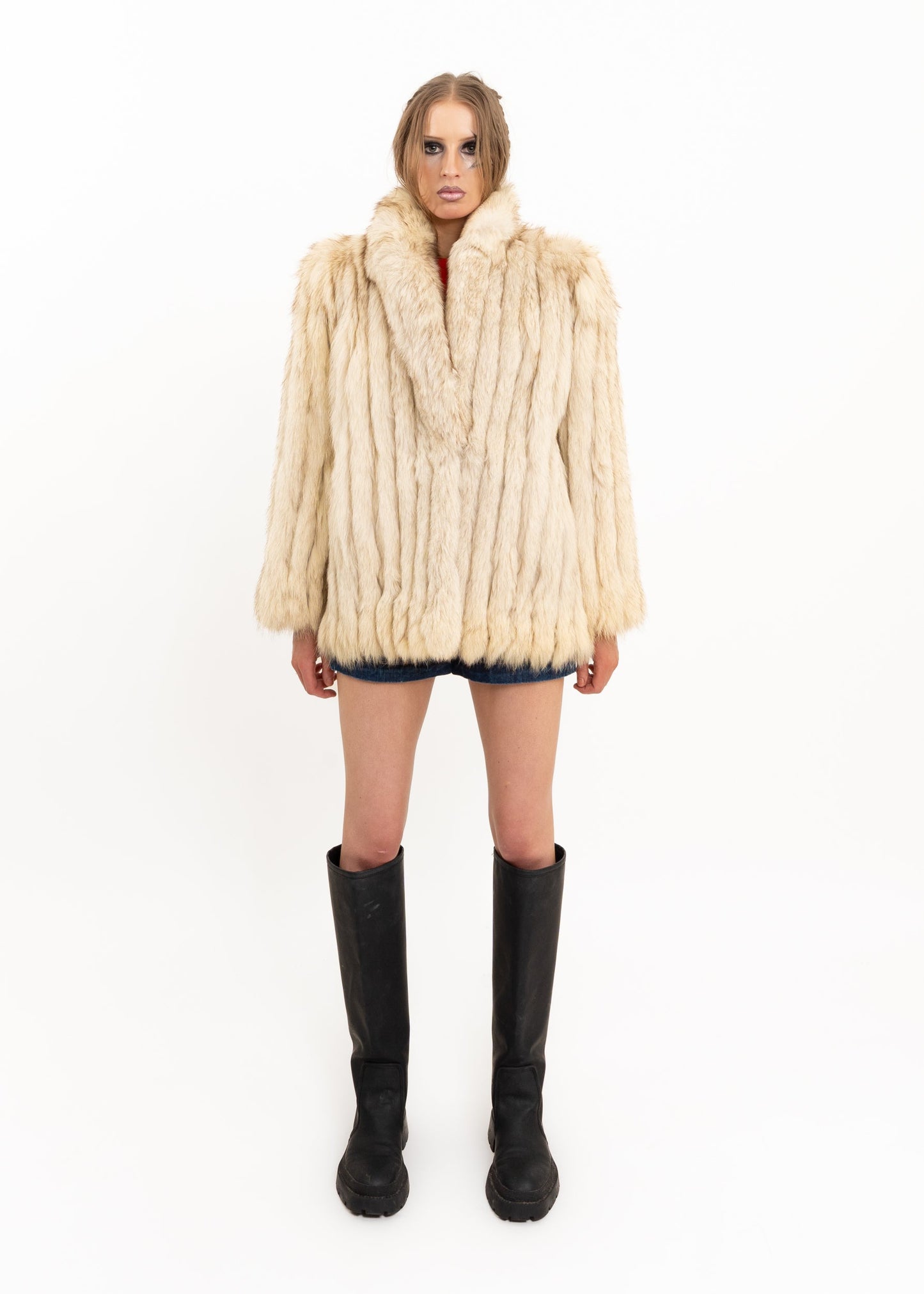 Saga Fox Arctic Fox Fur Coat Bizarre Bazaar